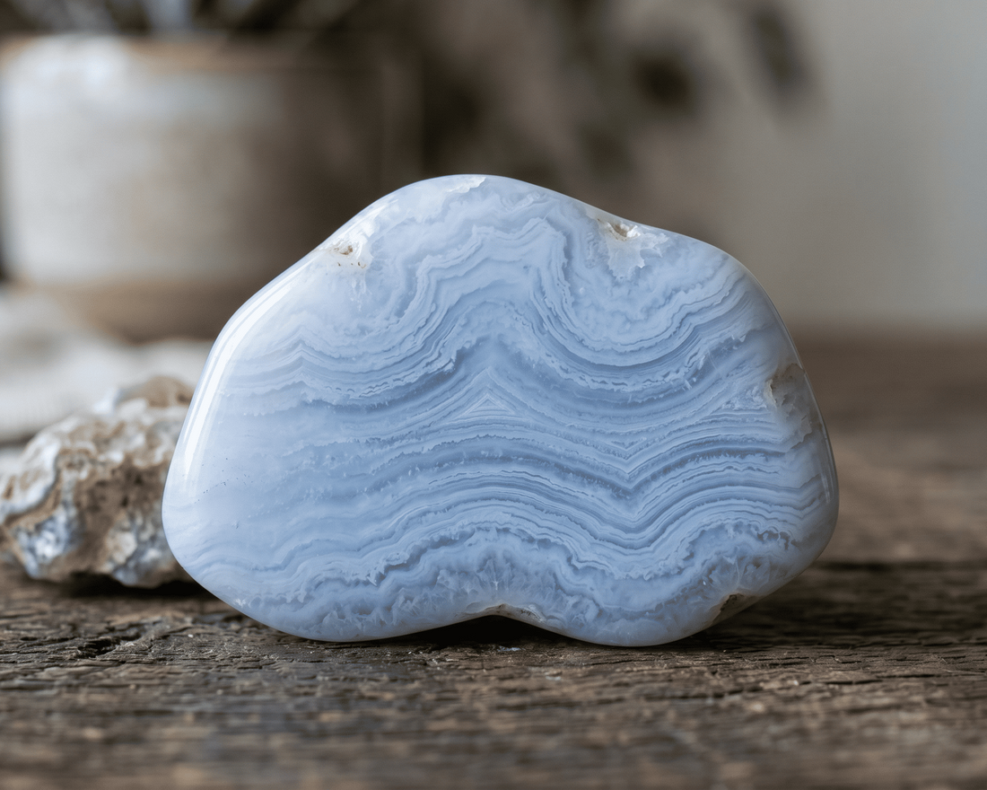 L’agate bleue et ses bienfaits