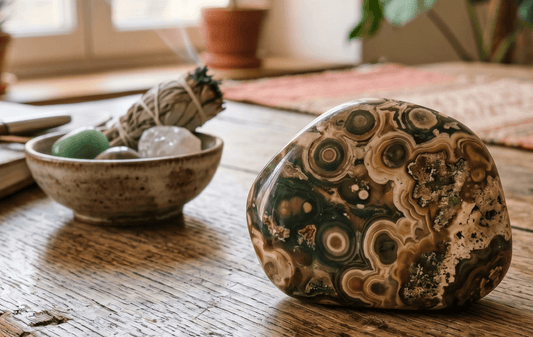 Jaspe rhyolite : la pierre volcanique et ses bijoux