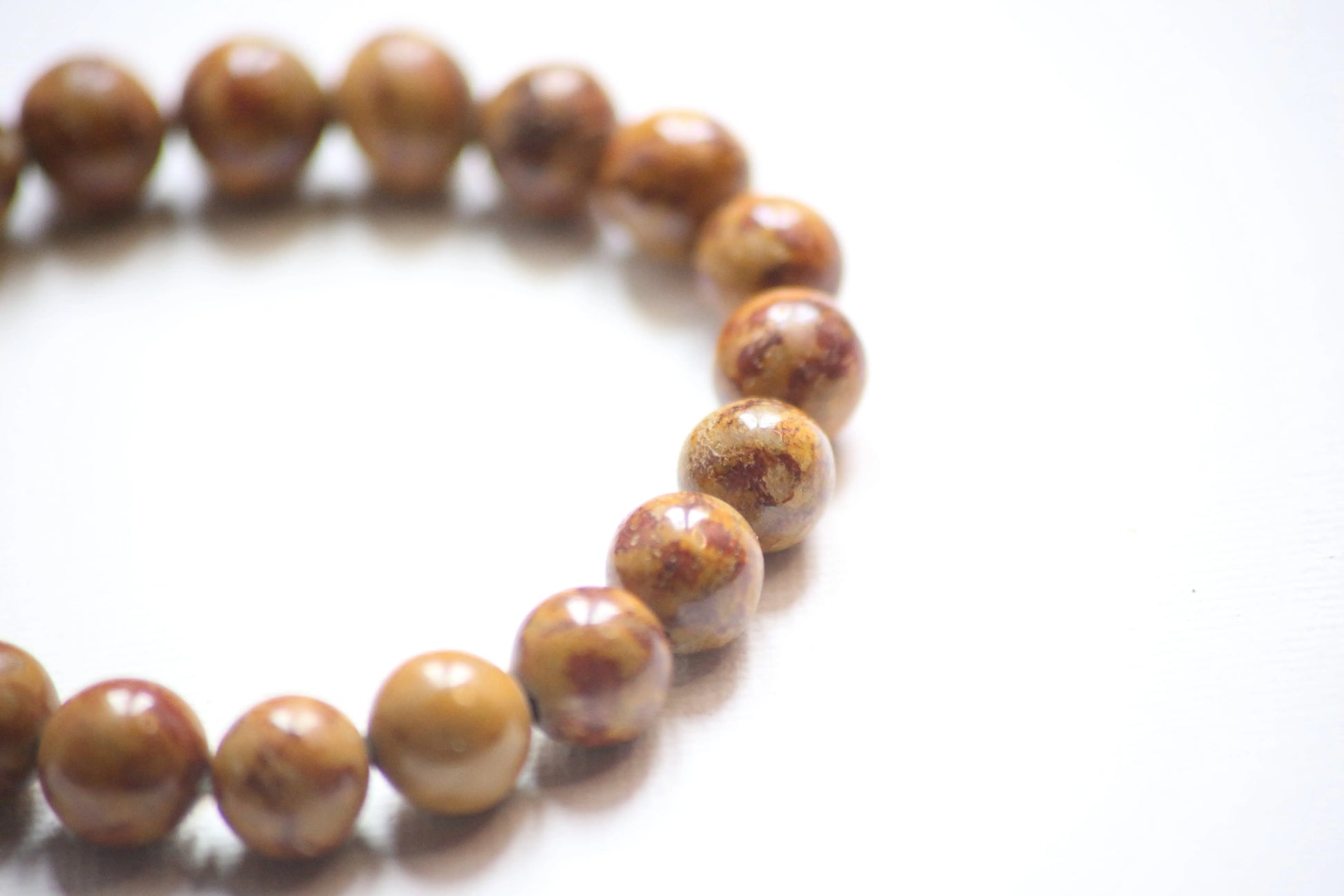 Bracelet en jaspe bréchiforme - Force de la terre