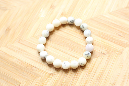  Bracelet en howlite - Clarté 
