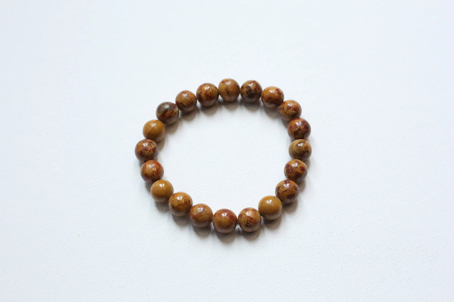 Bracelet en jaspe bréchiforme - Force de la terre 