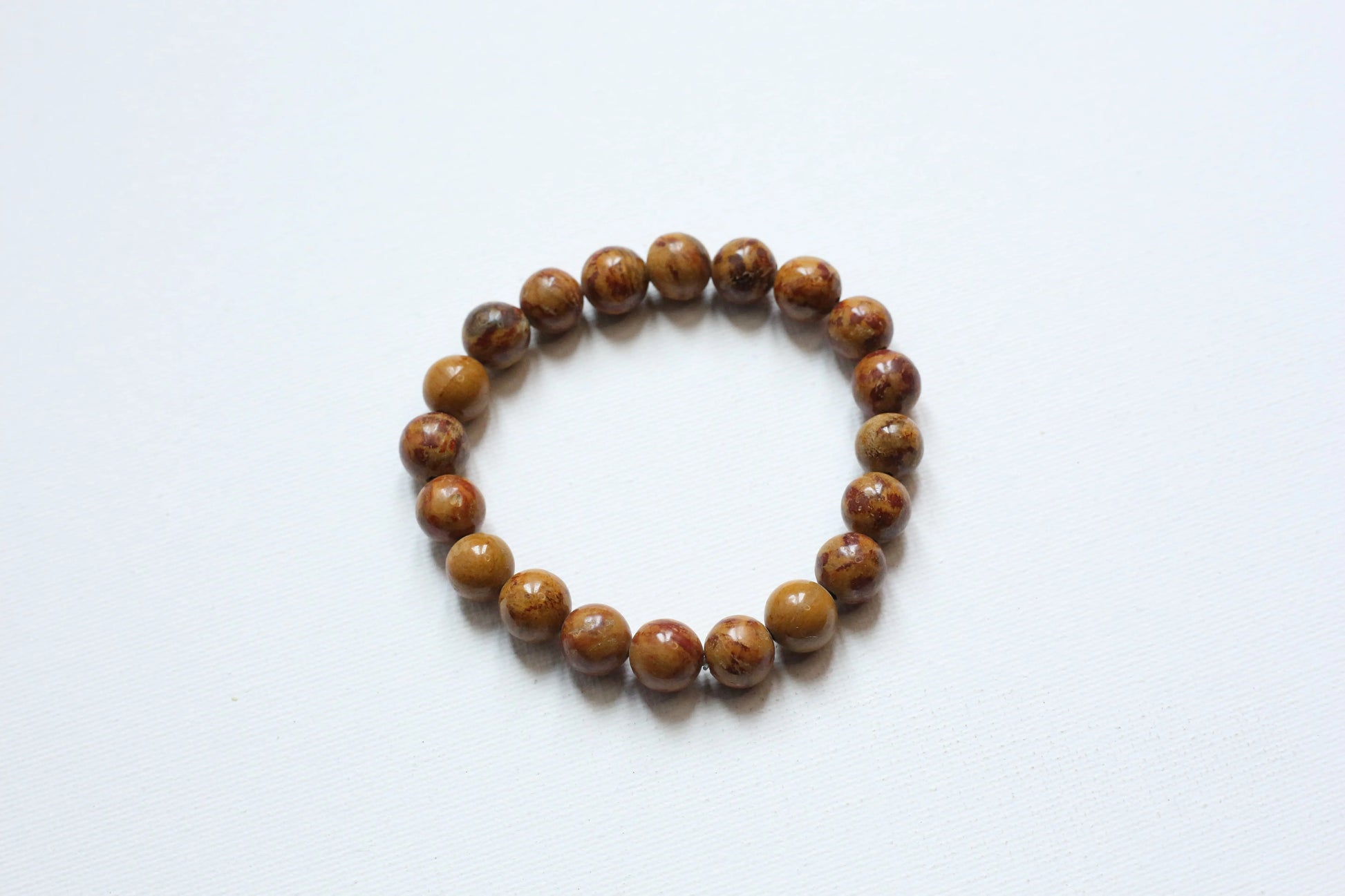 Bracelet en jaspe bréchiforme - Force de la terre 